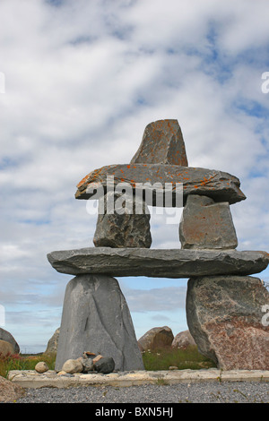 Inukshuk inukshuk Banque D'Images