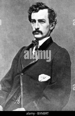 John Wilkes Booth, l'homme qui a assassiné le président Abraham Lincoln Banque D'Images