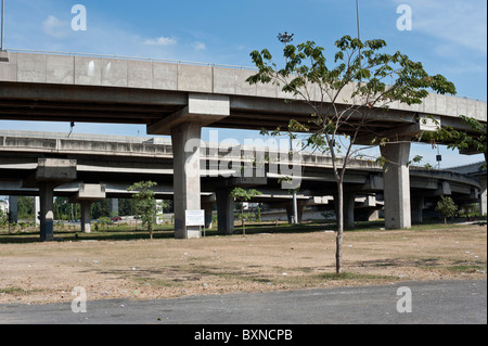 Thaïlande, Bangkok, pauvre et laid domaine de Khlong Toei. Banque D'Images