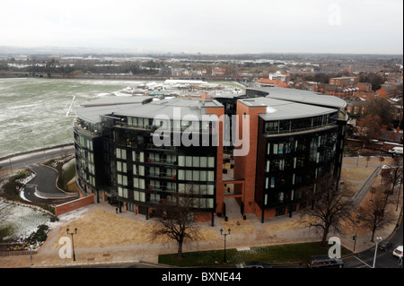 Vue à partir de la roue de Chester à l'égard du Conseil et de l'hippodrome de l'AC Banque D'Images