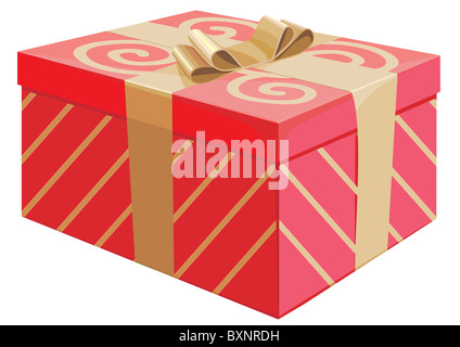La boîte de cadeau Banque D'Images