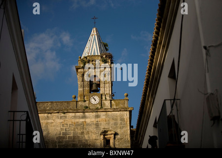 L'église de Santa Maria de Gracia en Espera village, province de Cadix, Andalousie, Espagne, le 31 mars 2010 Banque D'Images