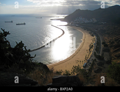 Playa de Las Teresitas, San Andres, Espagne Banque D'Images