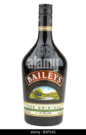 Une bouteille d'un litre de boisson à la crème irlandaise Baileys Original Banque D'Images