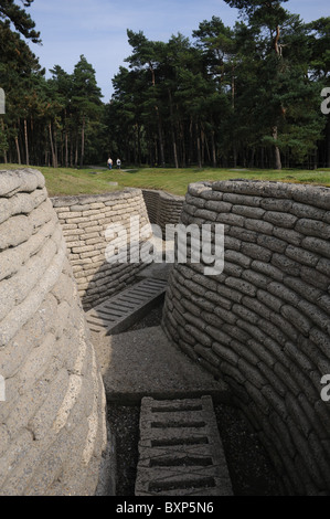 Première Guerre mondiale, les tranchées de Vimy France Banque D'Images