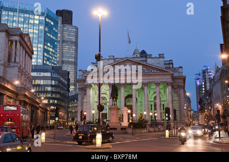 Bank Station Bank Junction.The Royal Exchange, Bank of England Museum Londres Banque D'Images