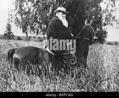 Léon Tolstoï (1828-1910) écrivain russe Banque D'Images