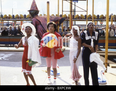 BONEY M groupe pop antillais avec Bobby Farrell sur 1977 Banque D'Images