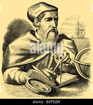 Amerigo Vespucci (né le 9 mars 1454, est décédé le 22 février 1512