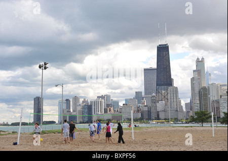 Beach-volley Banque D'Images