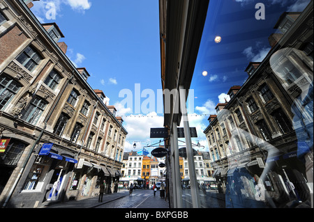 Lille (59) : rue de la monnaie" Banque D'Images