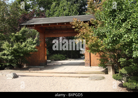 Jardin japonais de Wroclaw, Pologne. Banque D'Images