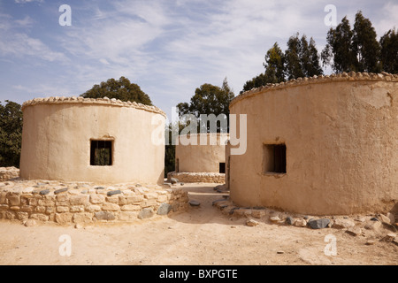 Ancienne colonie néolithique de Choirokoitia Khirokitia, Chypre. Banque D'Images