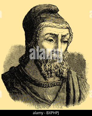 De Syracuse Archimède (né c. 287 av. J.-C., est mort 212 avant J.-C.), mathématicien grec, physicien, ingénieur, inventeur, et astronome Banque D'Images