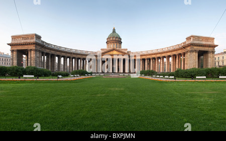La Cathédrale de Kazan (Kazanskiy sobor), Saint-Pétersbourg, Russie Banque D'Images