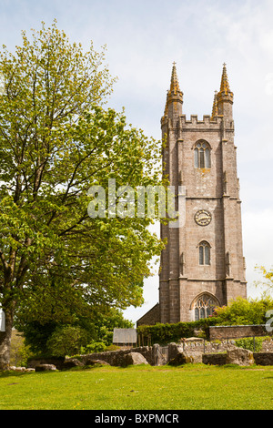 Widecombe dans la lande de Dartmoor, Devon, Angleterre Banque D'Images