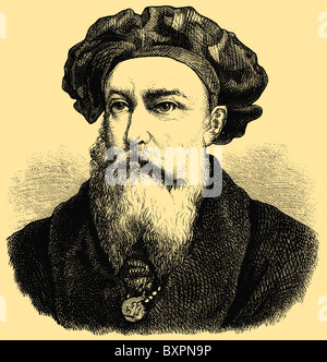 Vasco da Gama (ca. 1469 - 1524), explorateur portugais Banque D'Images