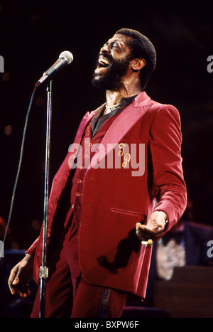 TEDDY PENDERGRASS (1950-2010) Chanteuse de R&B Banque D'Images