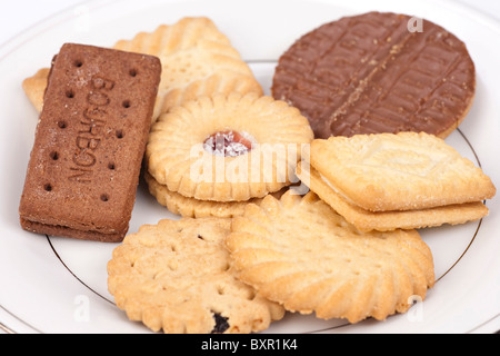 Biscuits assortis Banque D'Images