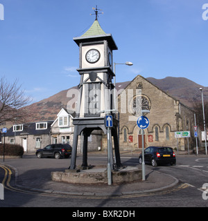 Murray square réveil tillicoultry clackmannanshire ecosse février 2010 Banque D'Images