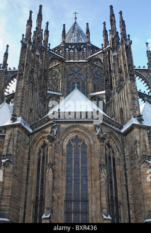 La Cathédrale St Vitus, Prague Banque D'Images