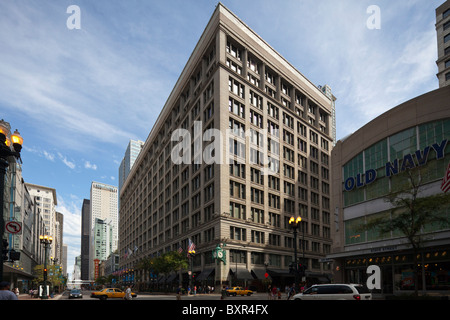 Marshall Field's, Macy's, maintenant department store, State Street, Chicago, Illinois, États-Unis Banque D'Images