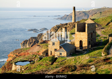 Moteur levant maison près de Pendeen à Cornwall, Banque D'Images