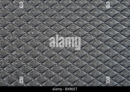 Motif de losange noir fond texturé pour macro Banque D'Images