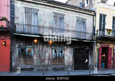 Extérieur de Preservation Hall, Quartier français, la Nouvelle Orléans, Louisiane Banque D'Images