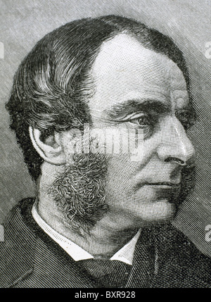 Kingsley, Charles (1819-1875). L'écrivain et historien britannique. La gravure. Banque D'Images