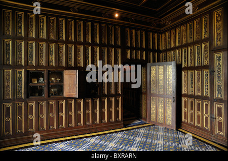 France, Vallée de la Loire, Blois, intérieur du château, salle Caterina de Médicis Banque D'Images