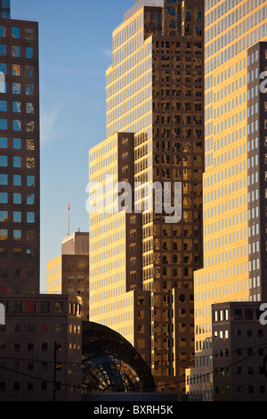 World Financial Center Plaza, le centre-ville de Manhattan, New York City Banque D'Images