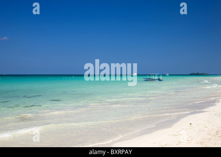 De la Jamaïque, Negril, Seven Mile Beach Banque D'Images