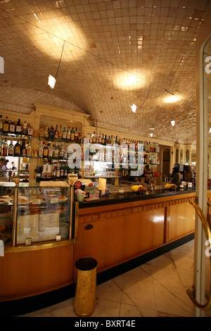 Caffè degli Specchi, Salita Pollaiuoli street, Gênes, Italie, Europe, Ligury Banque D'Images