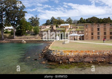 L'Australie, la Tasmanie, la péninsule de Tasman, Port Arthur, Vue des bâtiments de l'historic site Banque D'Images