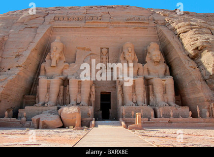 Abu Simble Temple, Egypte Banque D'Images