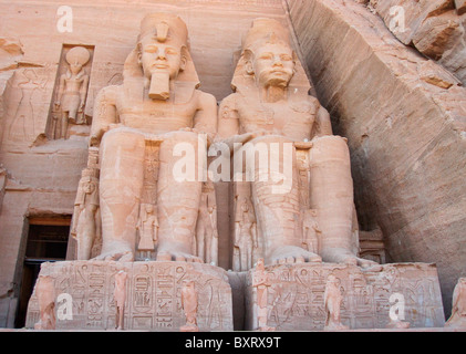 Abu Simble Temple, Egypte Banque D'Images