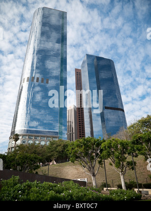 Un et Deux California Plaza, du centre-ville de Los Angeles, Bunker Hill. Banque D'Images