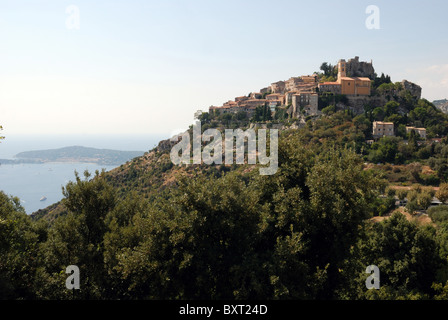 VILLAGE D'EZE, ALPES MARITIMES, Provence, Côte d'AZUR, FRENCH RIVIERA, FRANCE, Banque D'Images