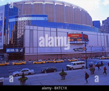 Madison Square Garden, 8e Avenue, Manhattan, New York, État de New York, États-Unis d'Amérique Banque D'Images