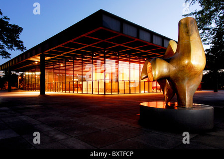 Bauhaus, Galerie nationale de Berlin, 1965-1968, 1968, architecture, architektur, art, bauhaus, bauwerk, Berlin, photo Kazimierz Jurewicz, Banque D'Images