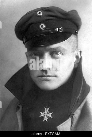 MANFRED von Richthofen (1892-1918) pilote de chasse allemand Ace DANS LA PREMIÈRE GUERRE MONDIALE Banque D'Images