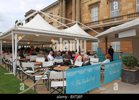 Londres, Buckingham Palace, le Garden Cafe Banque D'Images