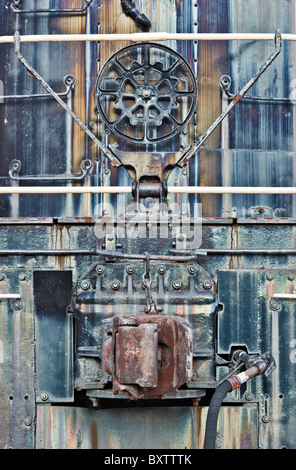 B&O Railroad Museum - couplage locomotive diesel Banque D'Images