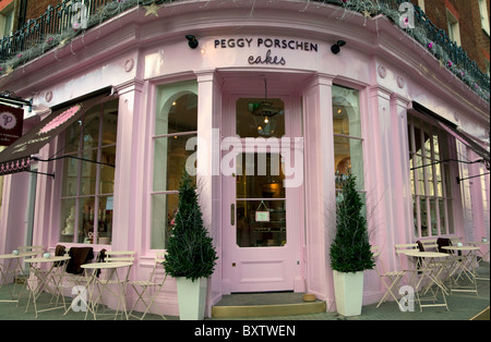 Peggy Porschen boutique gâteaux, Belgravia, Londres Banque D'Images