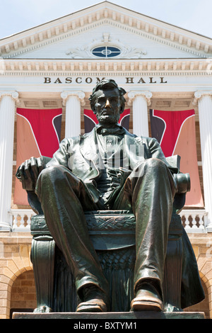 Bascom Hall, Madison, WI Banque D'Images