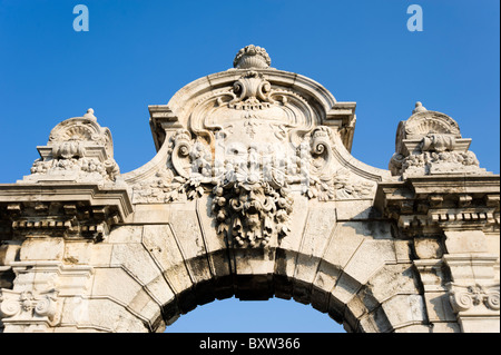 Le Château de Buda Corvinus Gate, Budapest, Hongrie Banque D'Images