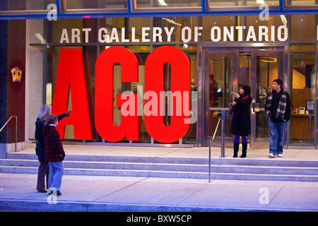 Auparavant, l'Art Gallery of Ontario, Toronto, Canada, Banque D'Images