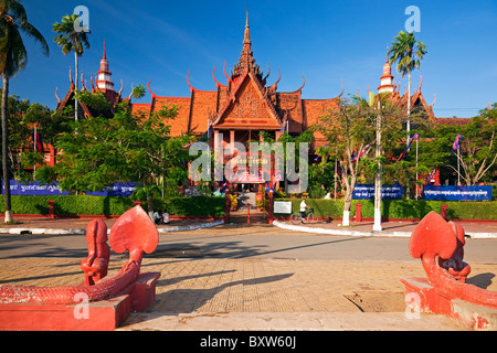 Musée National, Phnom Penh, Cambodge Banque D'Images