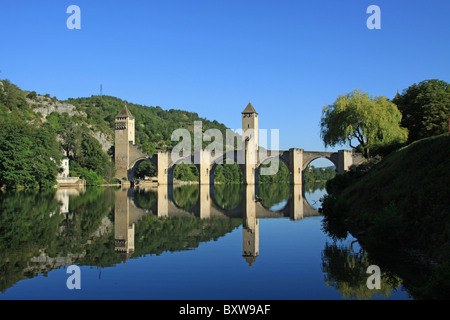 Cahors (46) : Pont Valentré' bridge Banque D'Images